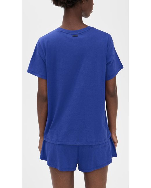 Lunya Blue Organic Pima Set