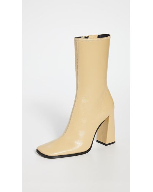 BY FAR Linda Boots in Yellow | Lyst