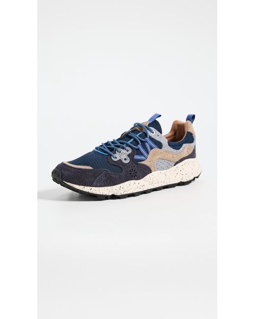 Flower Mountain Blue Yamano 3 Sneakers for men
