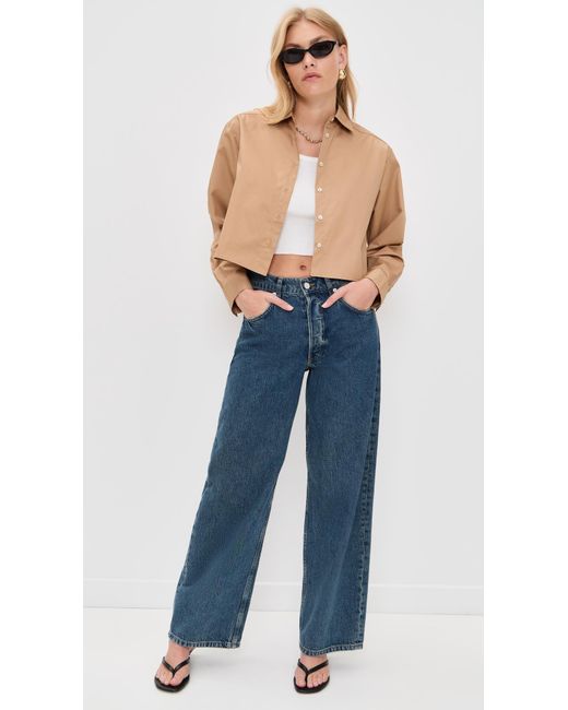 Solid & Striped Natural The Cropped Avril Top