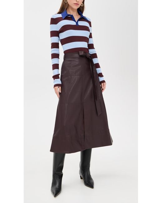 Tanya Taylor Black Hudley Skirt