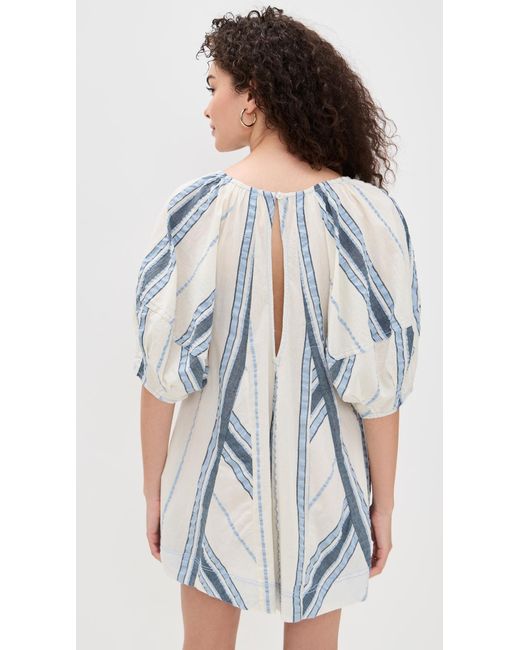 Free People White Bop Around Romper