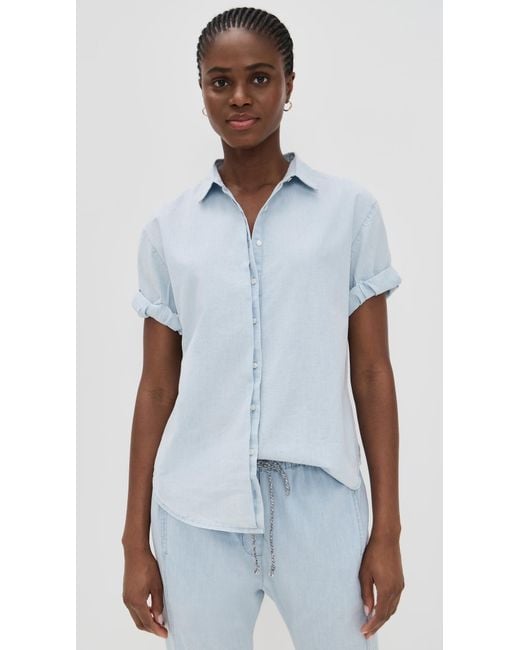 Xirena Blue Channing Shirt