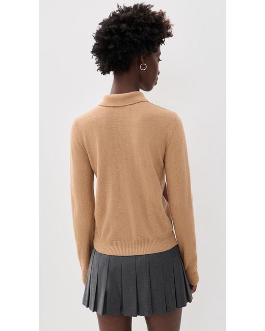 MSGM Black Argyle Sweater