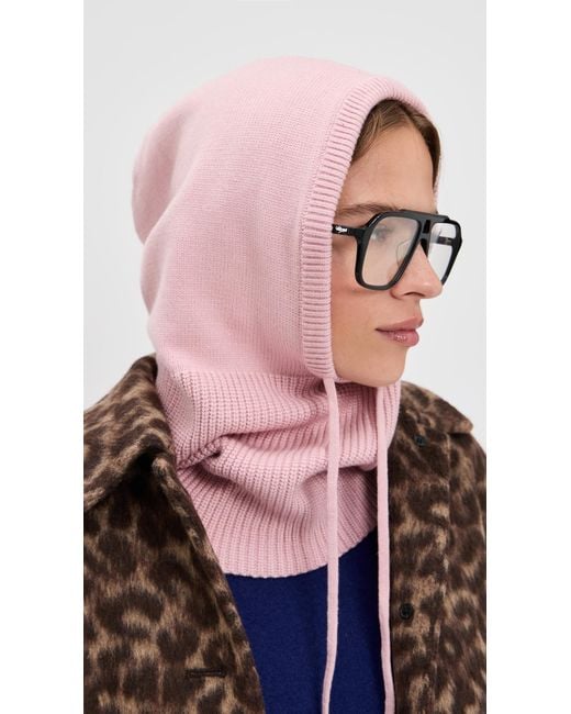 Hat Attack Black Smooth Knit Balaclava