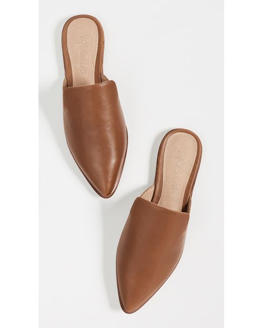 madewell keely pointy toe mule