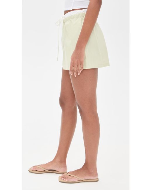 Wayf Natural Tabitha Shorts