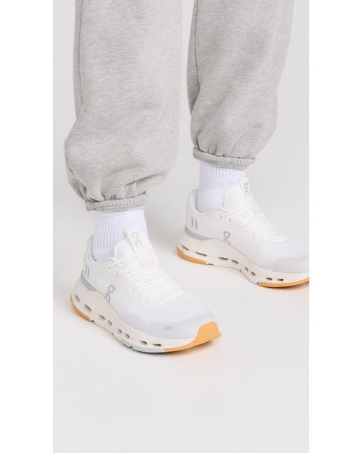 On Shoes White Cloudnova Form 2 Sneakers