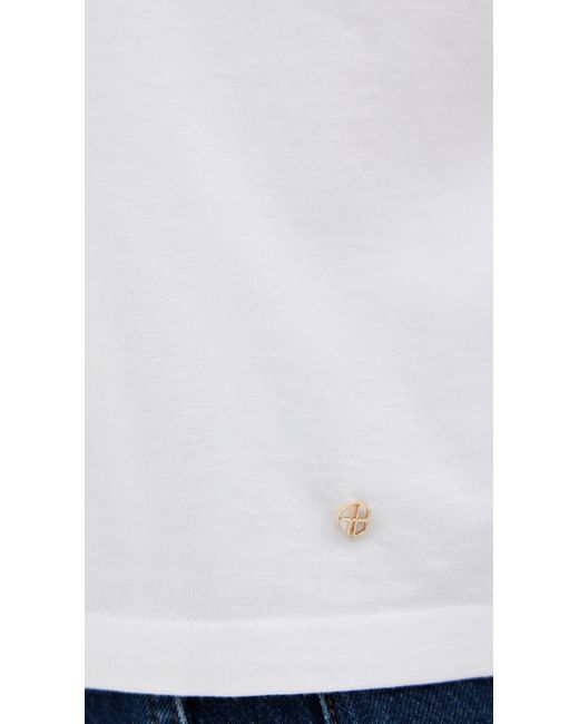 Anine Bing White Caspen Tee