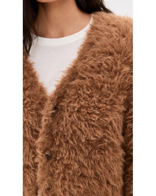 R13 Brown Boyfriend Cardigan