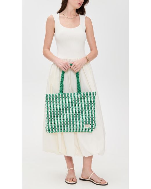 Loeffler Randall Green Celia Knotted Tote