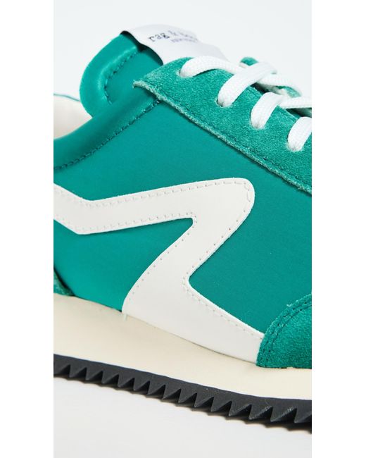 Rag & Bone Green Retro Runner Sneakers