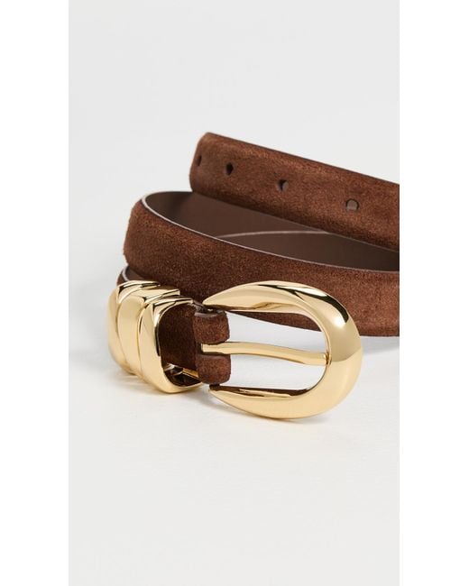 Madewell Triple Metal Keeper Suede Belt | Lyst display picture 1