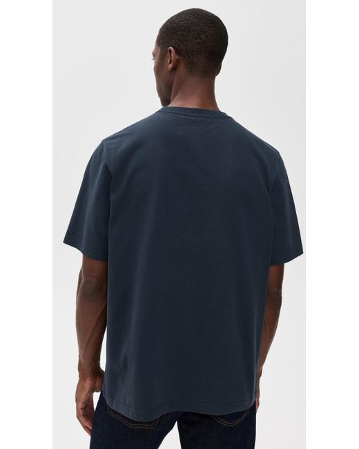 Maison Kitsuné Blue Fox Head Patch Comfort Tee for men
