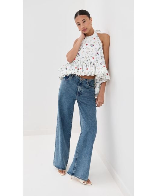 Azeeza White Winston Top