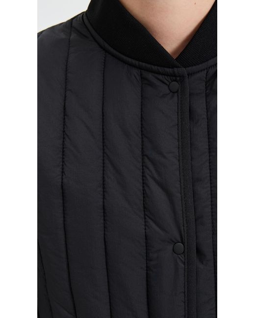 Rains Black Banja Liner Bomber W Jacket T1