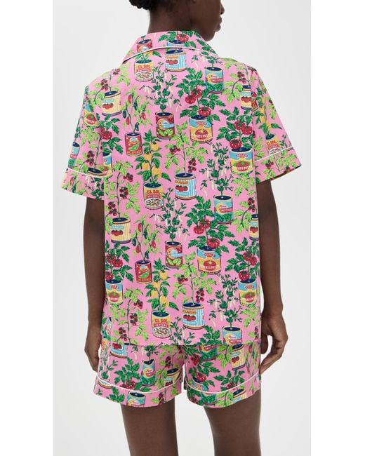 Printfresh Black Shorts Pajama Set