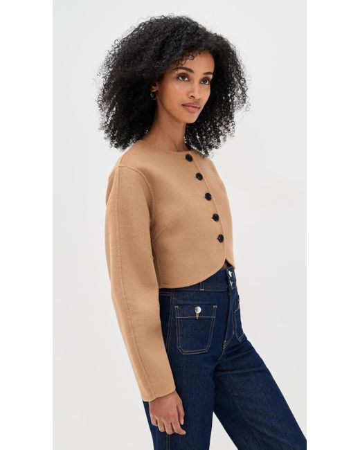 ALIGNE Blue Angelina Cropped Jacket