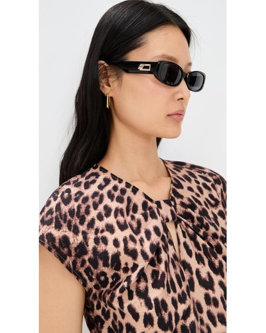 Le Specs Black Starlight Sunglasses