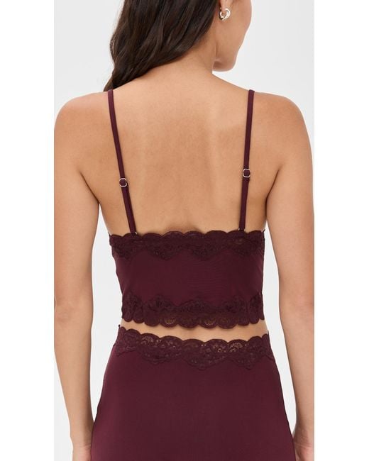 KAT THE LABEL Purple Hugo Camisole