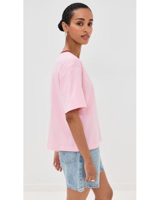 Le Bos Red Rory Ringer Tee