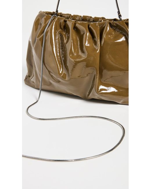 トートバッグ Staud Phoebe Bag - Leather - White PHOEBE PHILO | GIG BAG | WHITE LEATHER WITH SILVER