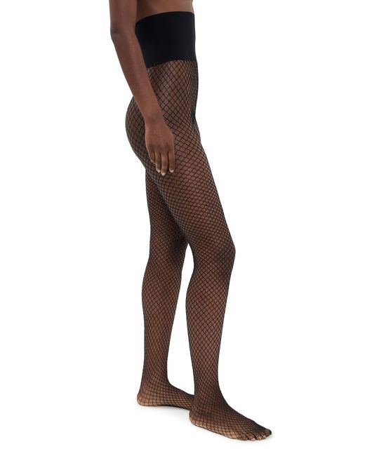 Commando Black Glitter Fishnet Tights
