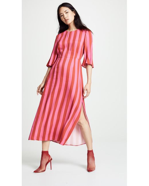 Stine Goya Pink Kirsten Dress