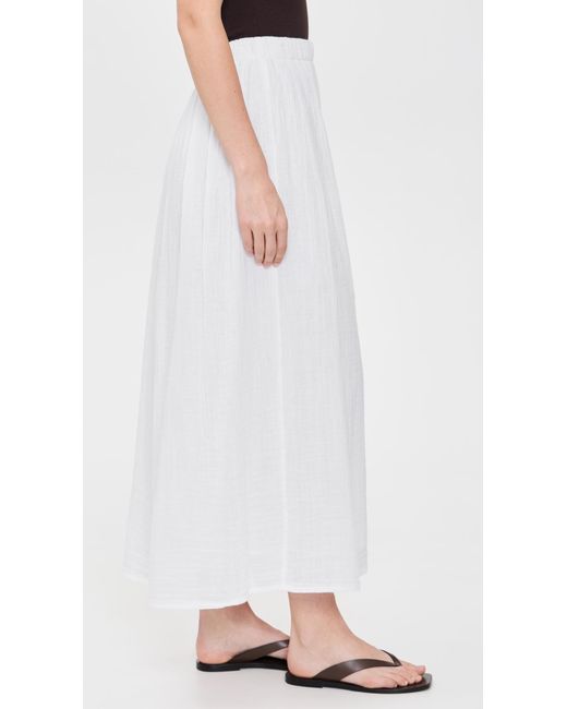 Z Supply White Reina Gauze Skirt