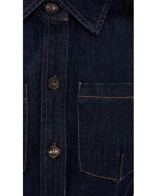 Line & Dot Blue Caryl Hourglass Jacket