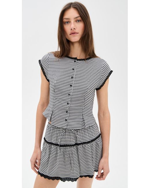 Reformation Black Valetta Two Piece Set