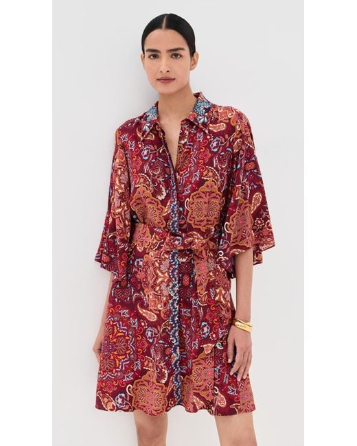 Figue Red Pamela Dress