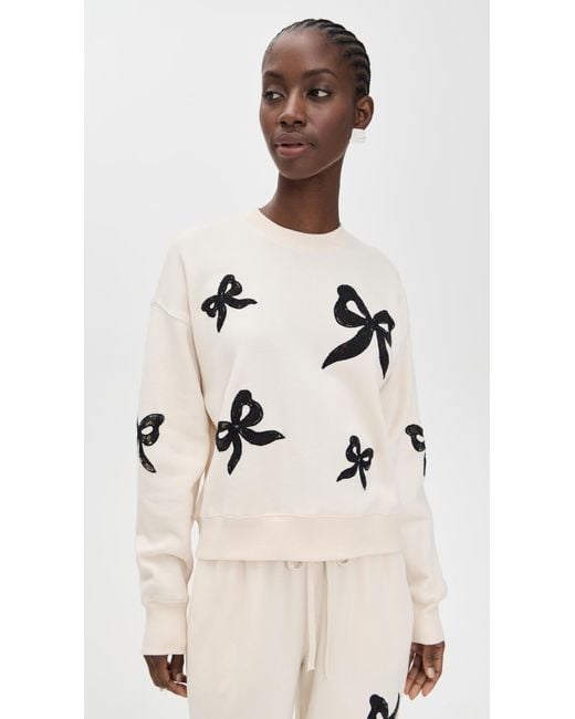 LoveShackFancy Natural Linetta Pullover