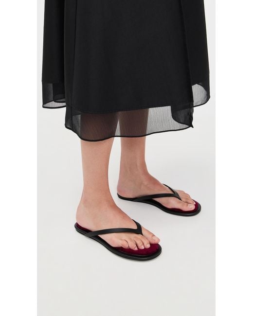 Christopher Esber Black Joan Flip Flops