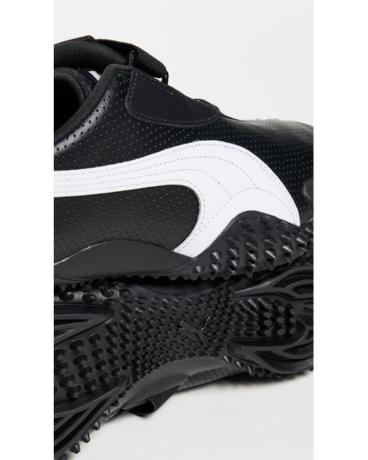 PUMA Black Mostro Perforated Sneakers