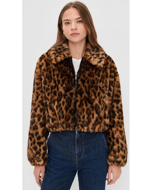 A.L.C. Black A. L.C. Esme Faux Fur Jacket