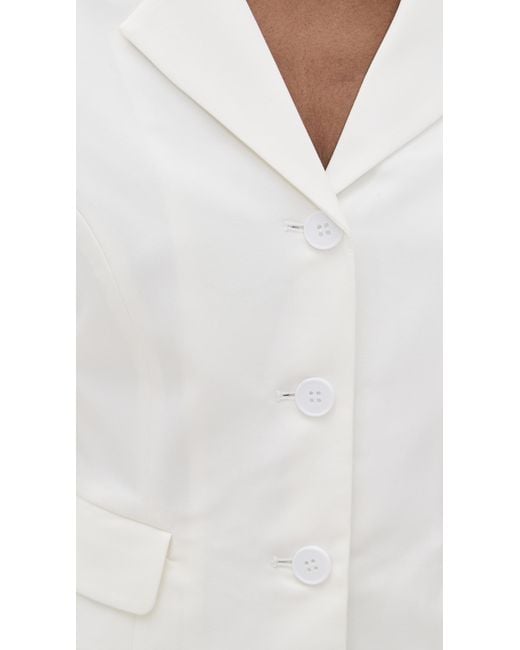 Lioness White Lune Blazer