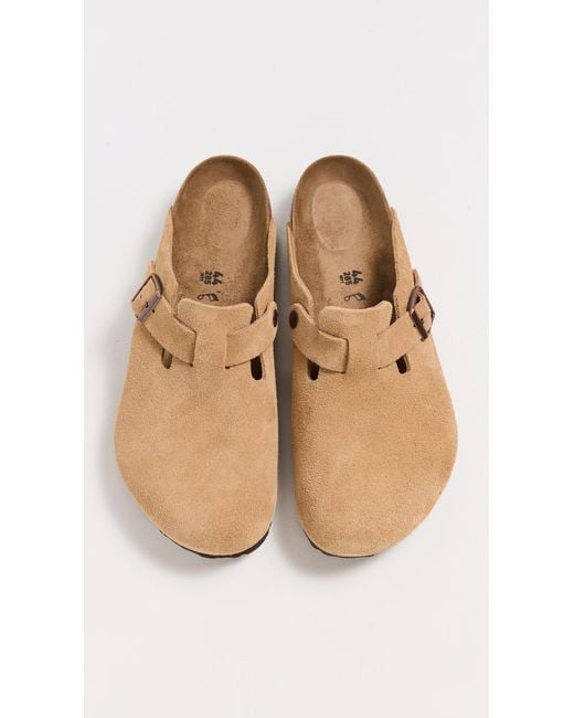 Birkenstock White Boston Clogs for men
