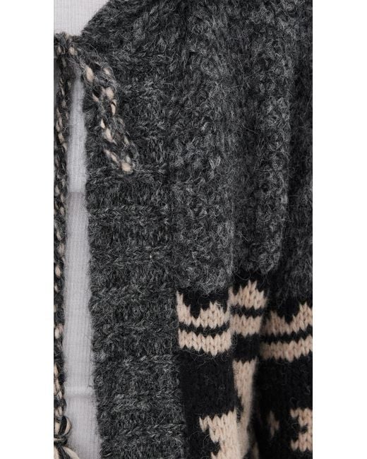 Faherty Brand Black Steven Paul Judd Chahtah Hooded Duster