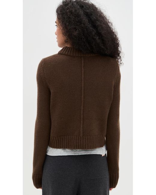 La Ligne Black Solid Mini Marin Sweater