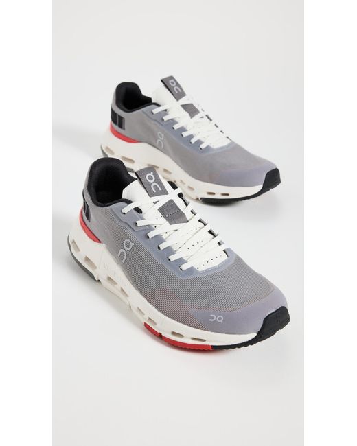 On Shoes White Cloudnova Form 2 Sneakers for men