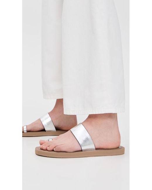 Tory Burch Black Toe Ring Flip Flops