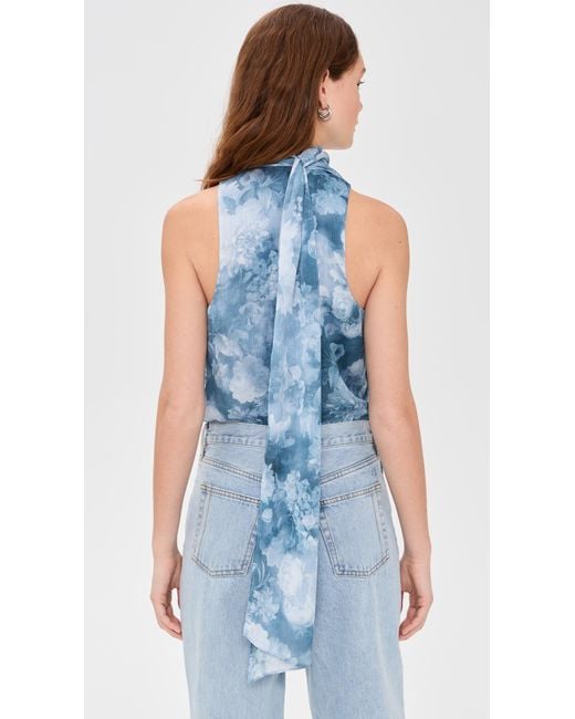 L'Agence Blue 'Agence Ichirou Necktie Bodysuit