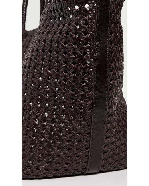 Madewell Black Long Cane Tote