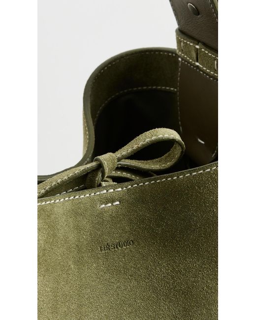 LIE STUDIO Green The Norma Tote