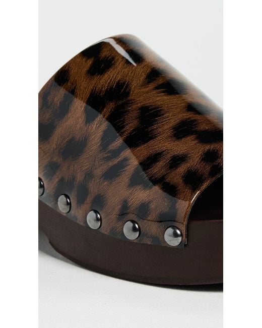 Simon Miller Multicolor Rio Wood Platform Clogs