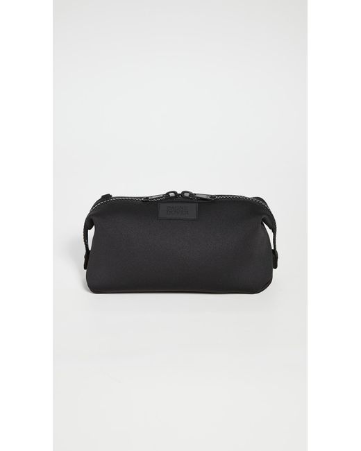 Dagne Dover Black Hunter Toiletry Bag In Onyx, Extra Large