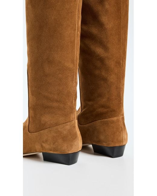 Staud Brown Wally Flat Boots