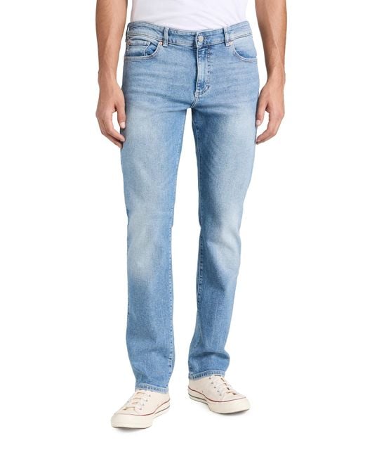 DL1961 Blue Russell Slim Straight Performance Jeans for men