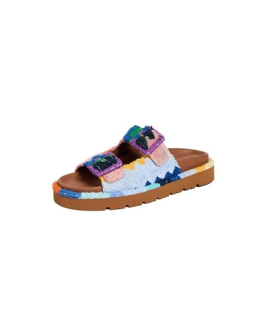 Missoni Clea Sandals in Blue | Lyst